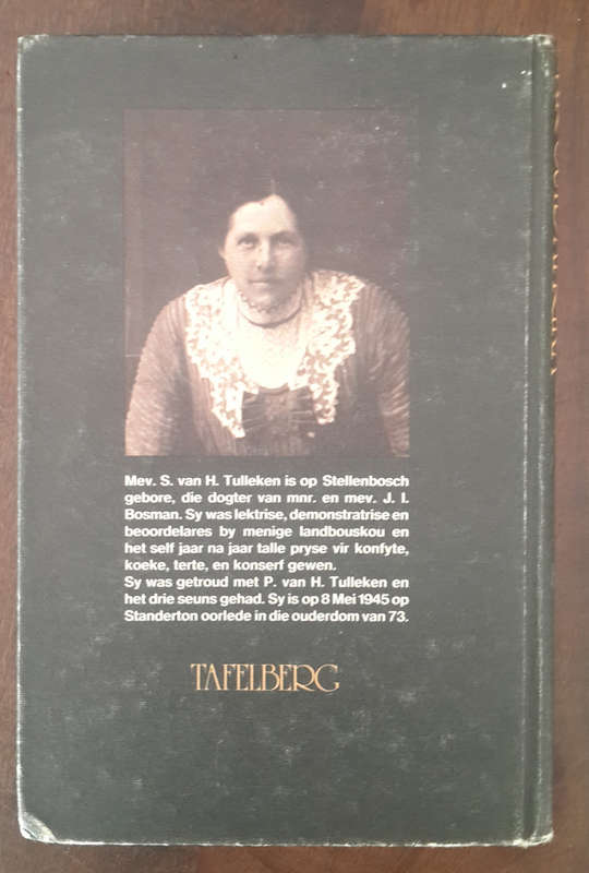 Die Praktiese Kookboek Vir Suid-Afrika  (S van H Tulleken)