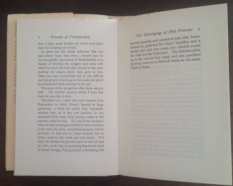 Prinsloo of Prinsloosdorp : a tale of Transvaal officialdom 1899