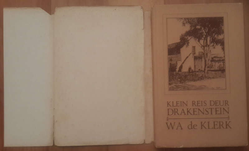 *INSCRIBED BY AUTHOR* Klein Reis Deur Drakenstein (WA de Klerk)