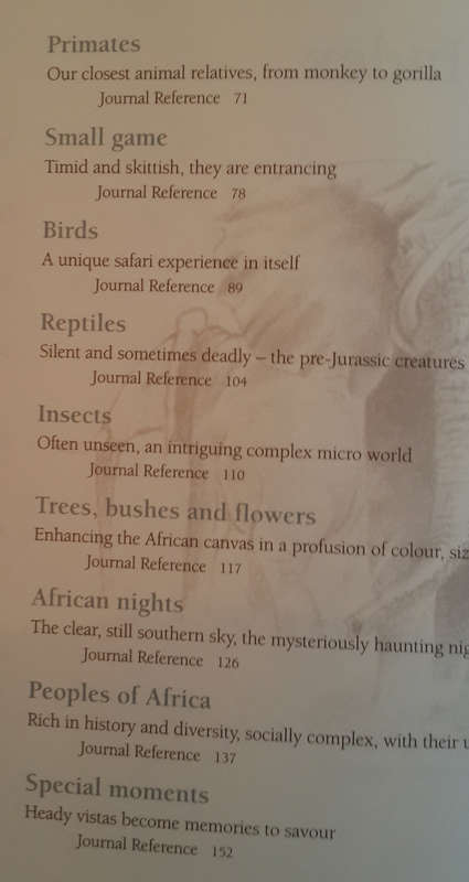 African Safari Journal - Millennium Edition