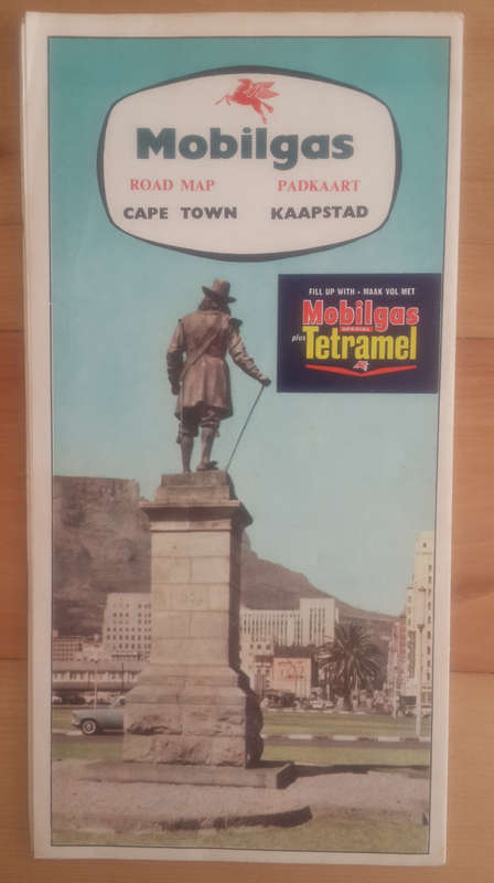 VINTAGE MOBILGAS ROAD MAP - CAPE TOWN - GALVIN & SALES CAPE TOWN 3/60