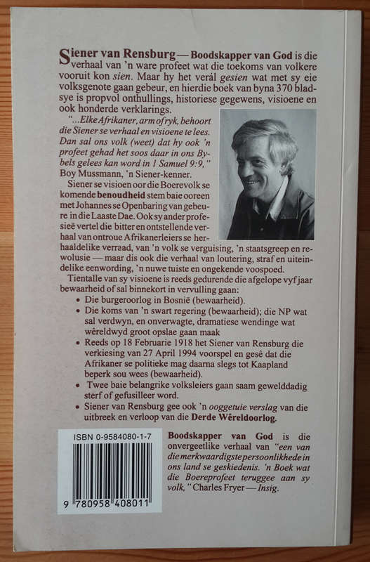 Siener van Rensburg: Boodskapper van God  (Adriaan Snyman)