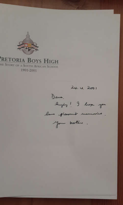 Pretoria Boys High School, the story of a South African School, 1901-2001 by John Illsley