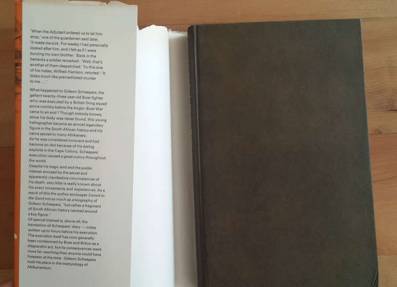 Sword in the Sand : The Life and Death of Gideon Scheepers (Johannes Meintjes)