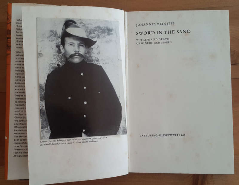 Sword in the Sand : The Life and Death of Gideon Scheepers (Johannes Meintjes)