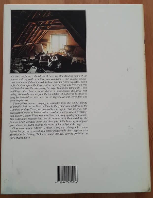 Colonial Houses of South Africa (Graham Viney)