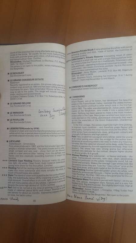 John Platter's South African Wine Guide 1983