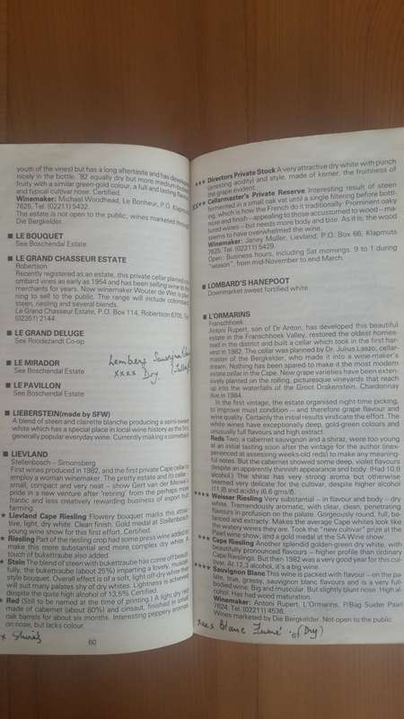 John Platter's South African Wine Guide 1983