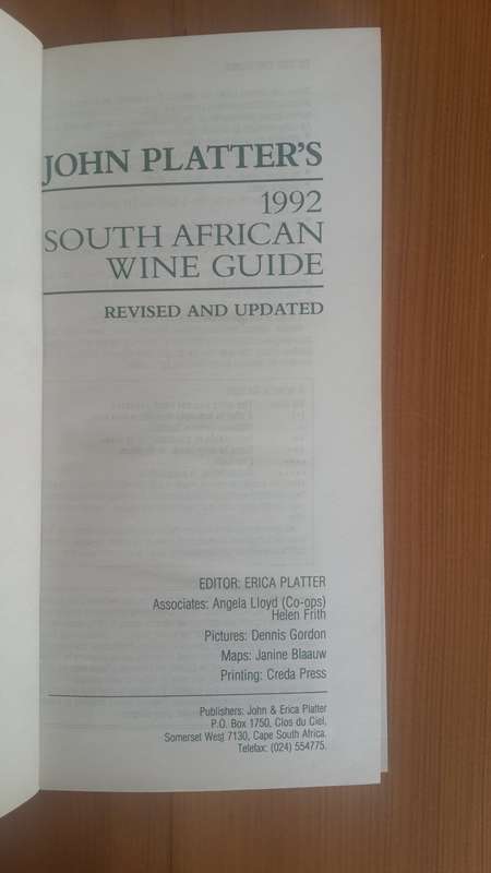 John Platter's South African Wine Guide 1992