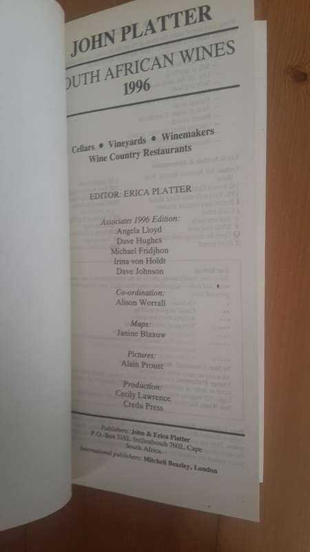 John Platter's South African Wines 1996