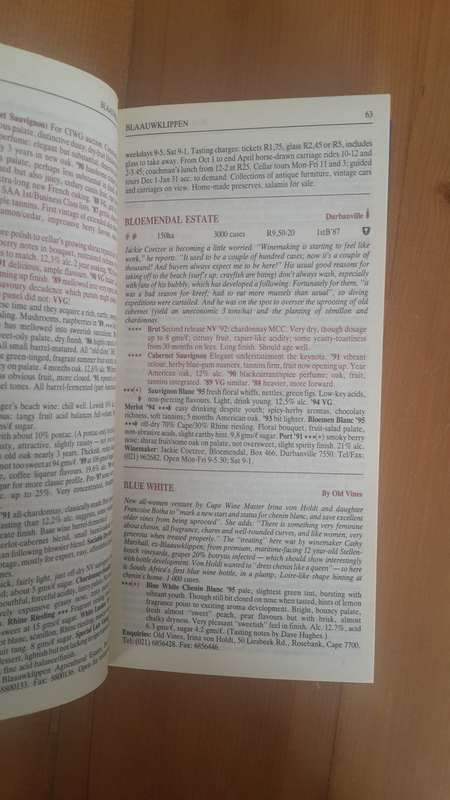 John Platter's South African Wines 1996
