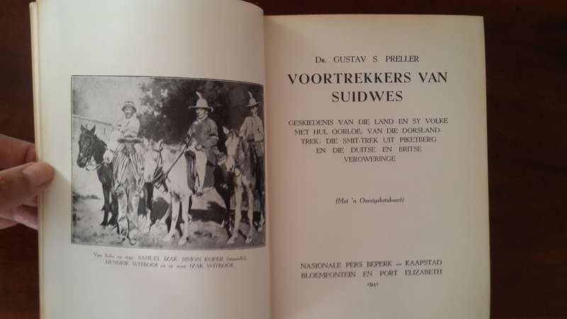 Voortrekkers van Suidwes deur Gustav S. Preller (KWARTEEU SERIE)