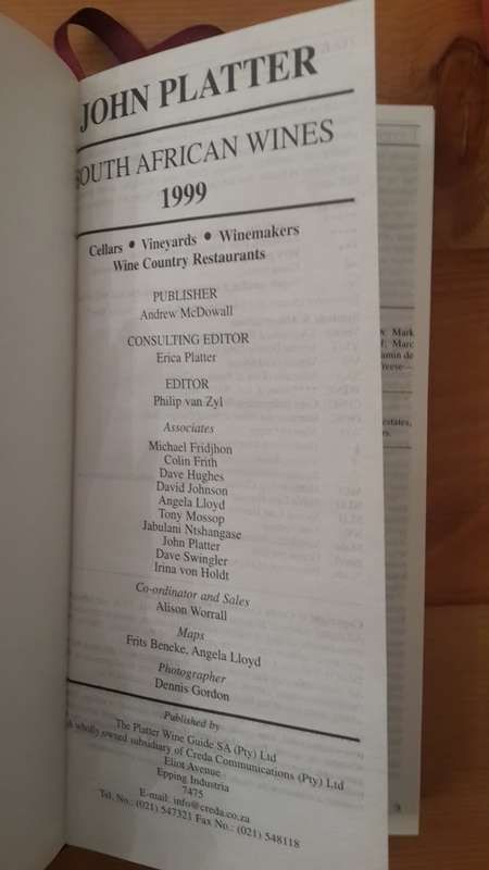 John Platter's South African Wines 1999