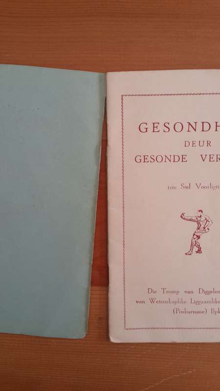 Tromp Van Diggelen - Gesondheid deur Gesonde Verstand - 1ste Stel Voorligtinge
