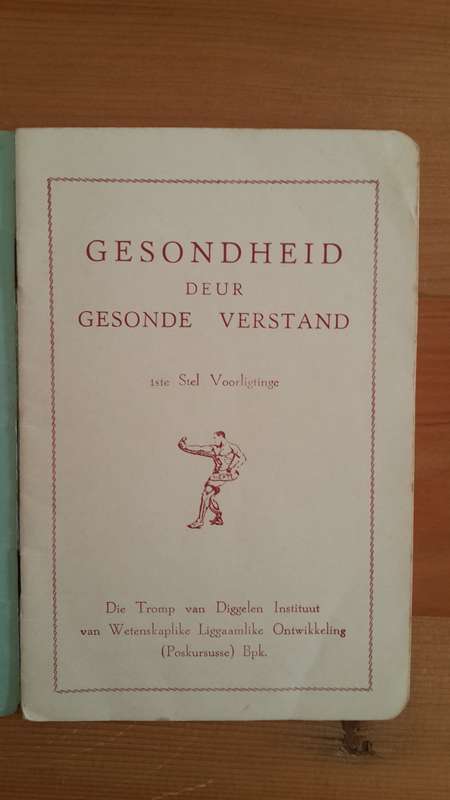 Tromp Van Diggelen - Gesondheid deur Gesonde Verstand - 1ste Stel Voorligtinge