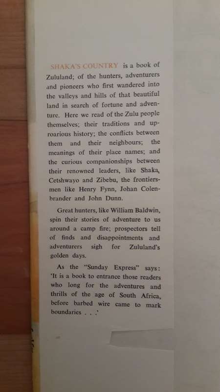 Shaka's Country: A Book of Zululand (T.V. Bulpin)