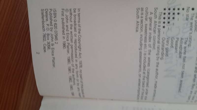 John Platter's South African Wine Guide 1985