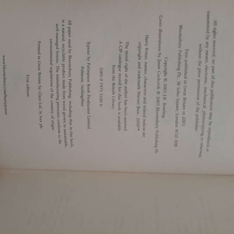Harry Potter and the Order of the Phoenix (Book 5)