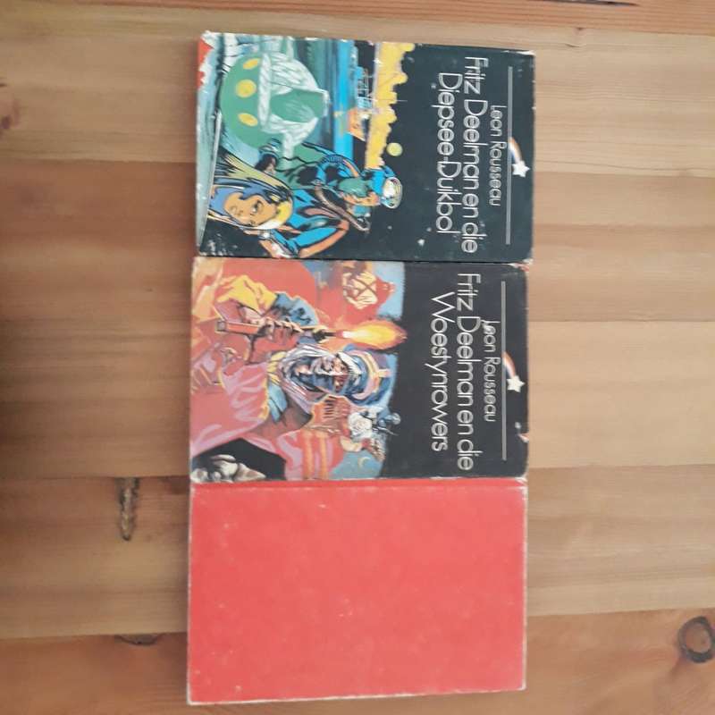 3 x Fritz Deelman books (Leon Rousseau)