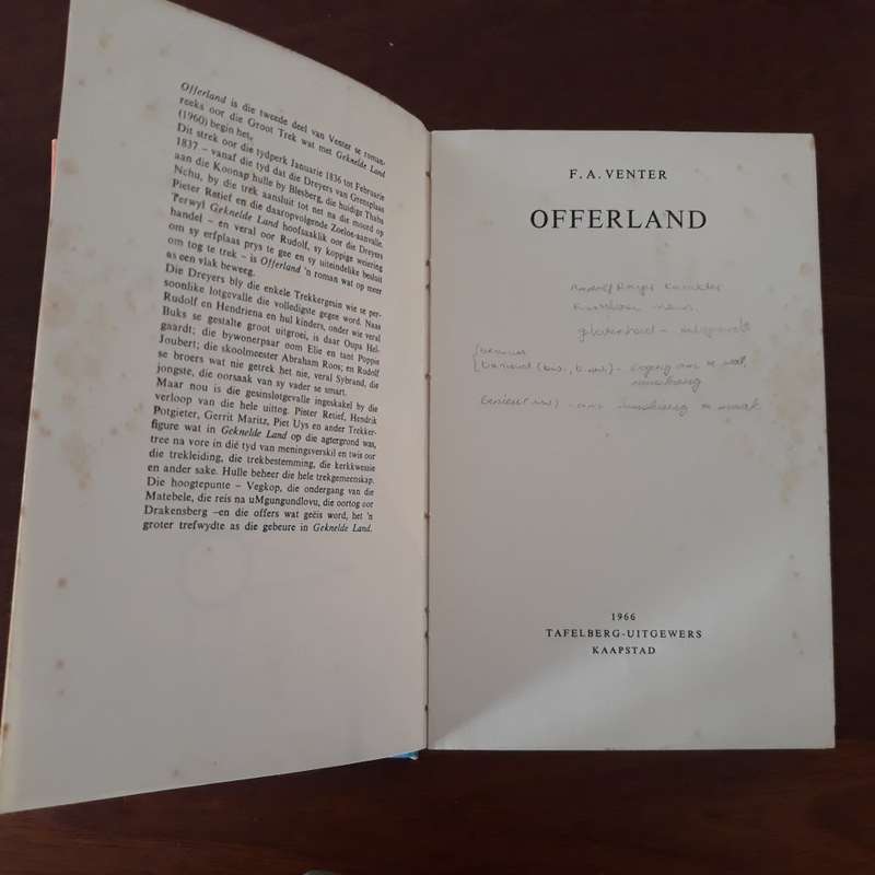 Offerland (FA Venter)