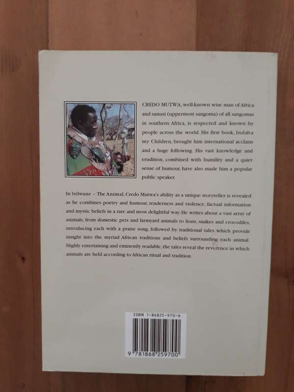 *SIGNED* Isilwane: The animal - tales and fables of Africa (Credo Vusa'mazulu Mutwa)