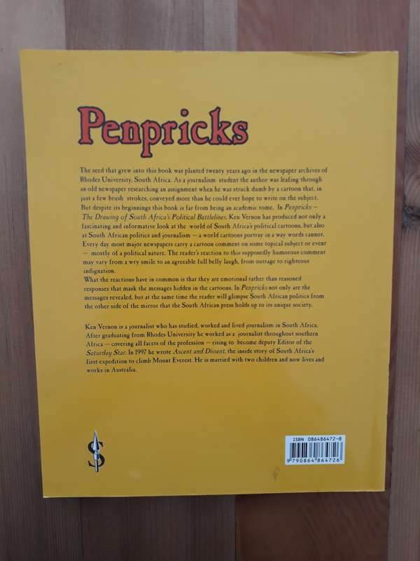 Penpricks: The Drawing of South Africa's Political Battlelines (Ken Vernon)