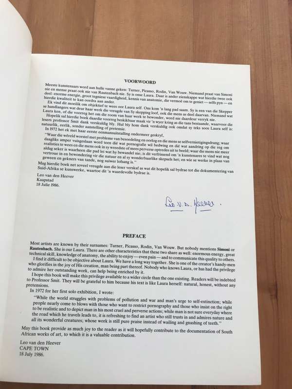 *SIGNED* Laura Rautenbach: 'n Fotobiografie van 'n beeldhouster | A Photobiography of a Sculptress