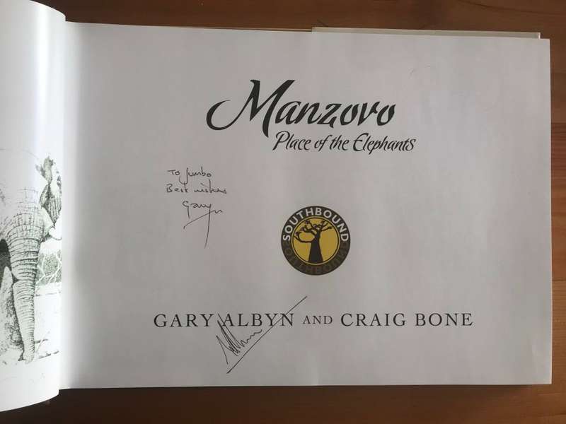 *SIGNED* Manzovo: Place of the Elephants (Gary Albyn, Craig Bone)