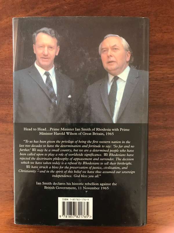 *INSCRIBED* The Great Betrayal: The Memoirs of Ian Douglas Smith