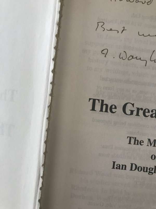 *INSCRIBED* The Great Betrayal: The Memoirs of Ian Douglas Smith