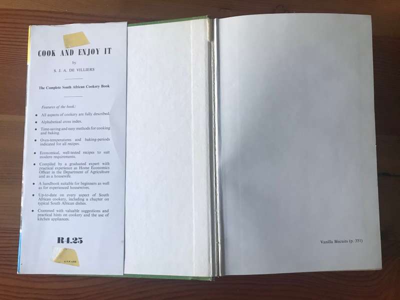 Cook & Enjoy It: South African Cookery Manual (S.J.A. de Villiers)