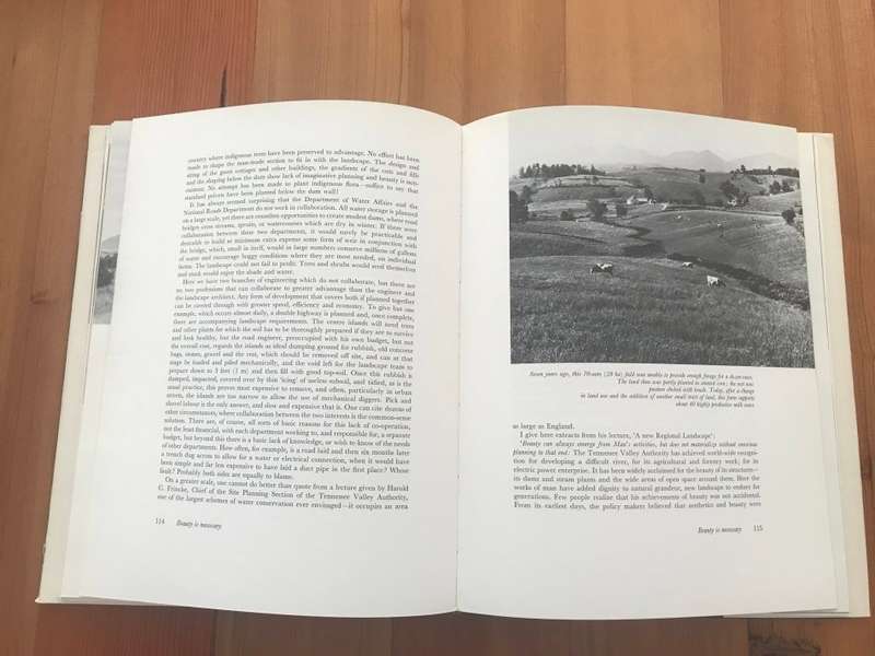 Beauty is necessary: Preservation or creation of the landscape