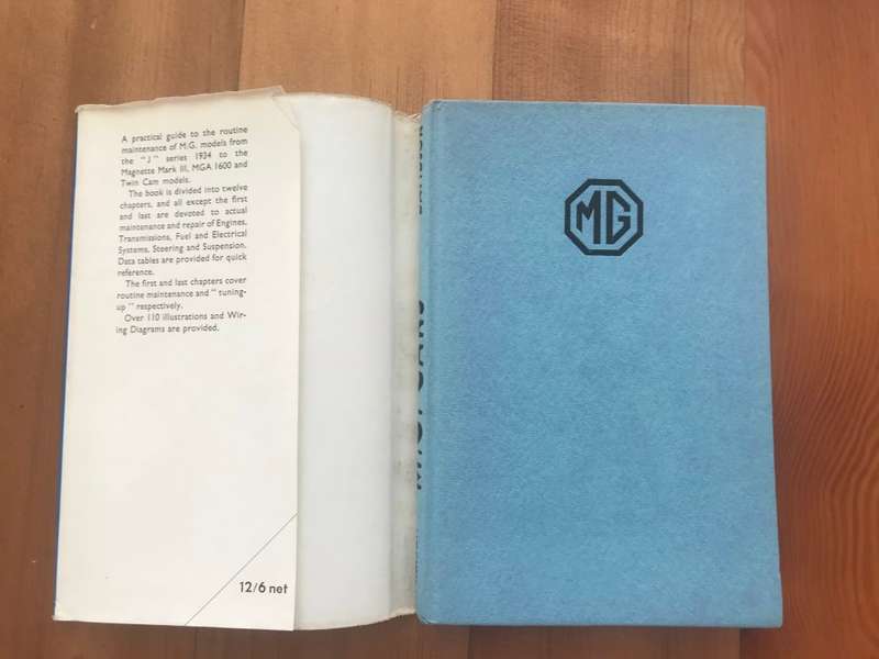 M. G. Cars, a practical guide to maintenance covering models from 1934