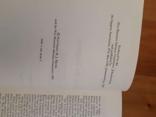 Salute To The Sappers. South African Forces, World War II, Volume 8 - Parts 1 & 2 (2 vols)