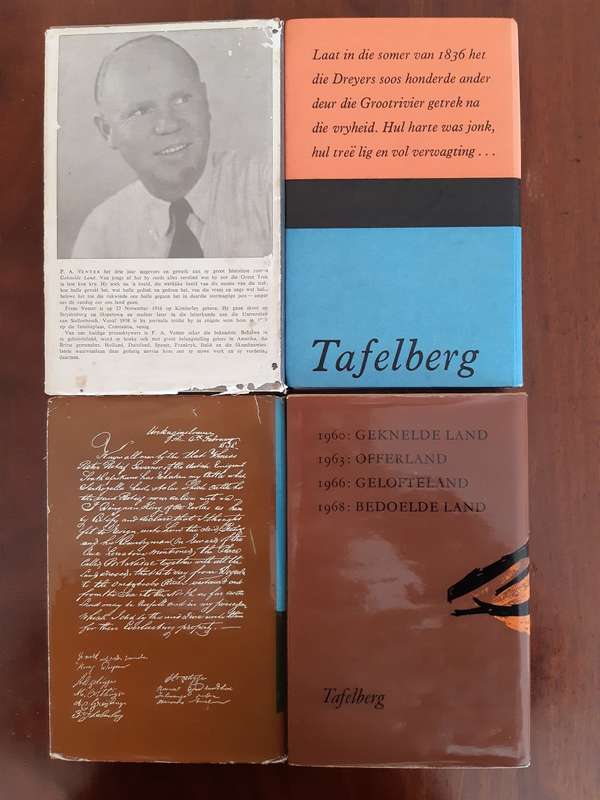 F A Venter: Geknelde Land, Offerland, Bedoelde Land, Gelofteland