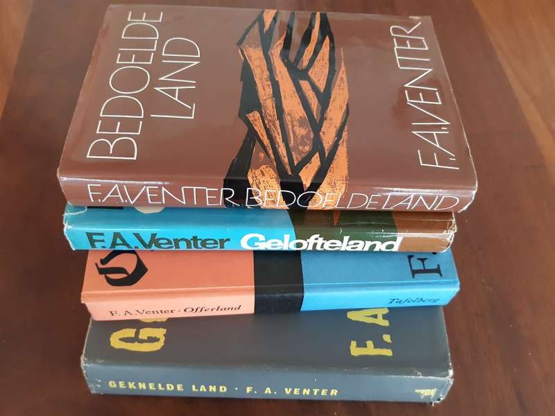 F A Venter: Geknelde Land, Offerland, Bedoelde Land, Gelofteland