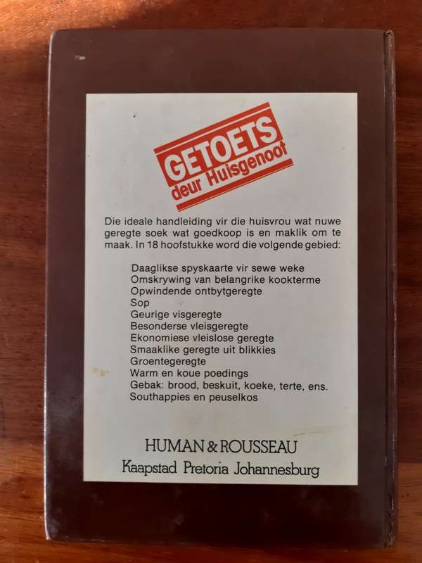 Huisgenoot se Wenresepte (n' Keur van die lekkerste)