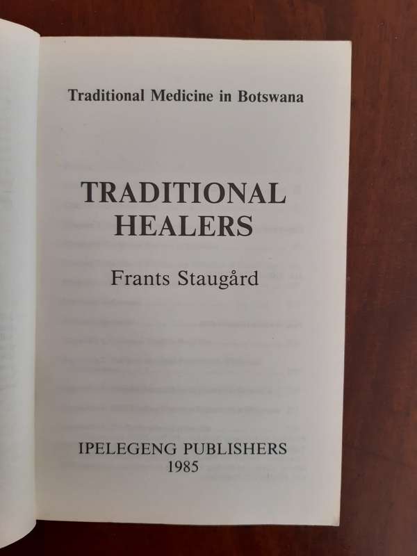 Traditional Medicine in Botswana - Traditional Healers