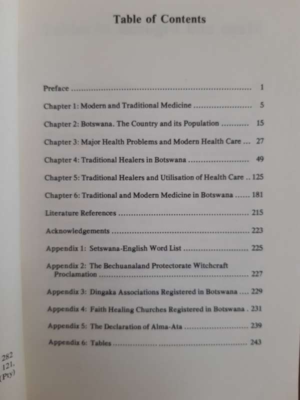 Traditional Medicine in Botswana - Traditional Healers