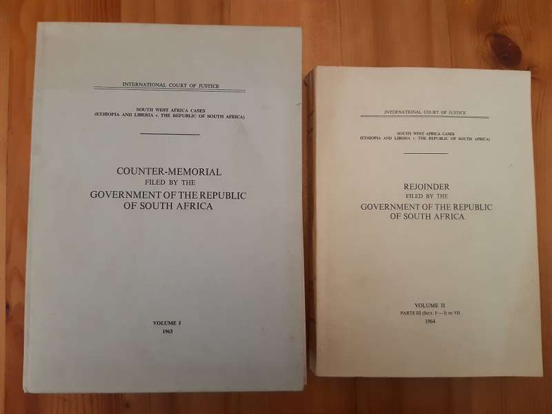 International Court of Justice. South West Africa Cases (Ethiopia and Liberia v. The Republic of Sou
