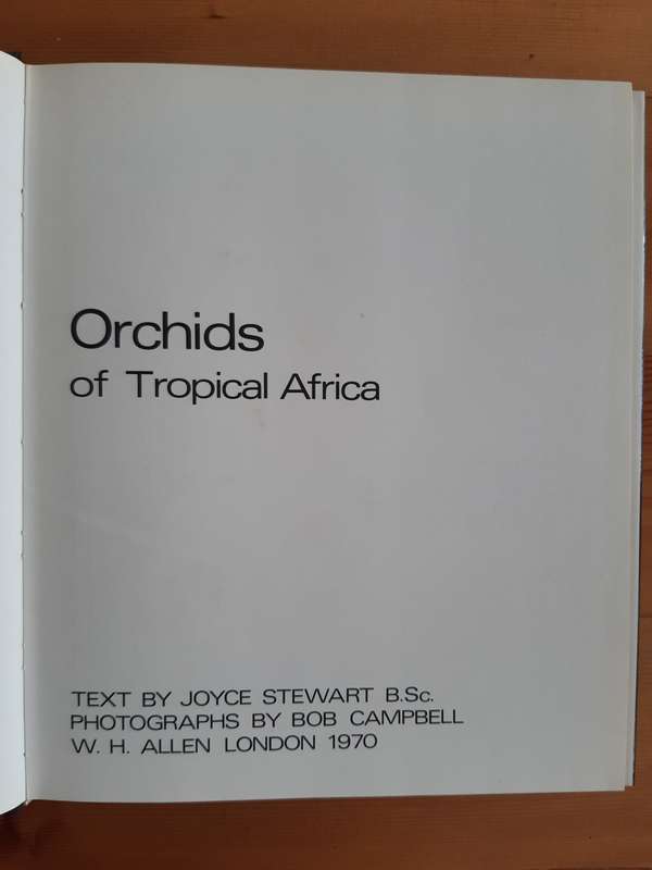 Orchids of Tropical Africa - Joyce Stewart