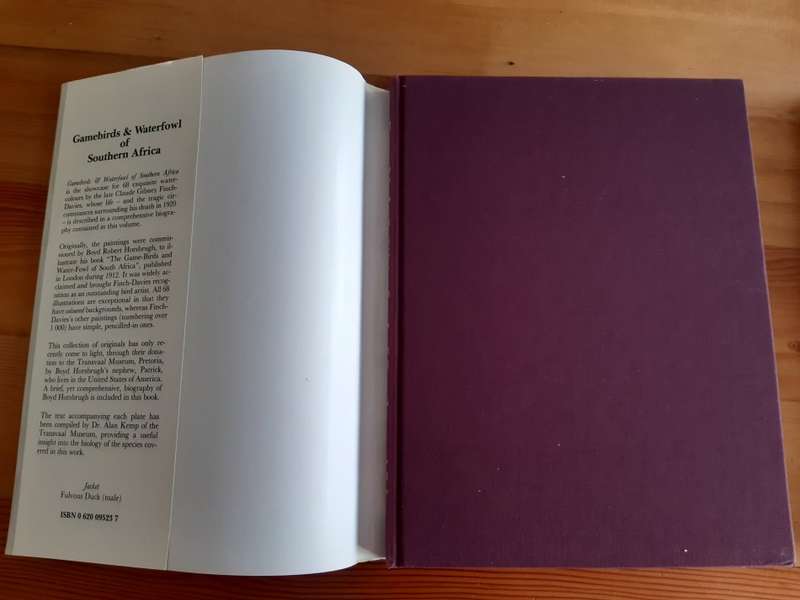 *HALF PRICE SALE!* Gamebirds and waterfowl of southern Africa: A collection of 68 water-colours