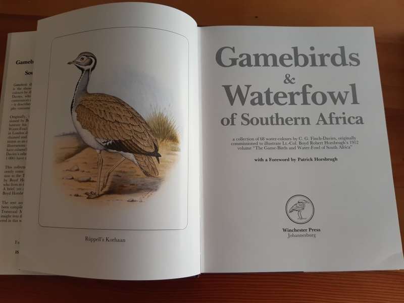 *HALF PRICE SALE!* Gamebirds and waterfowl of southern Africa: A collection of 68 water-colours
