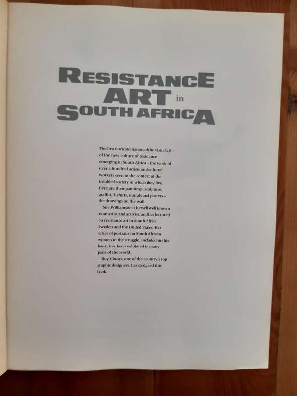 Resistance Art In South Africa - Sue Williamson