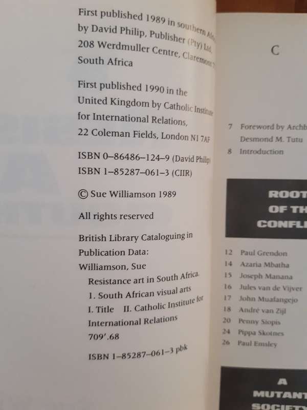 Resistance Art In South Africa - Sue Williamson