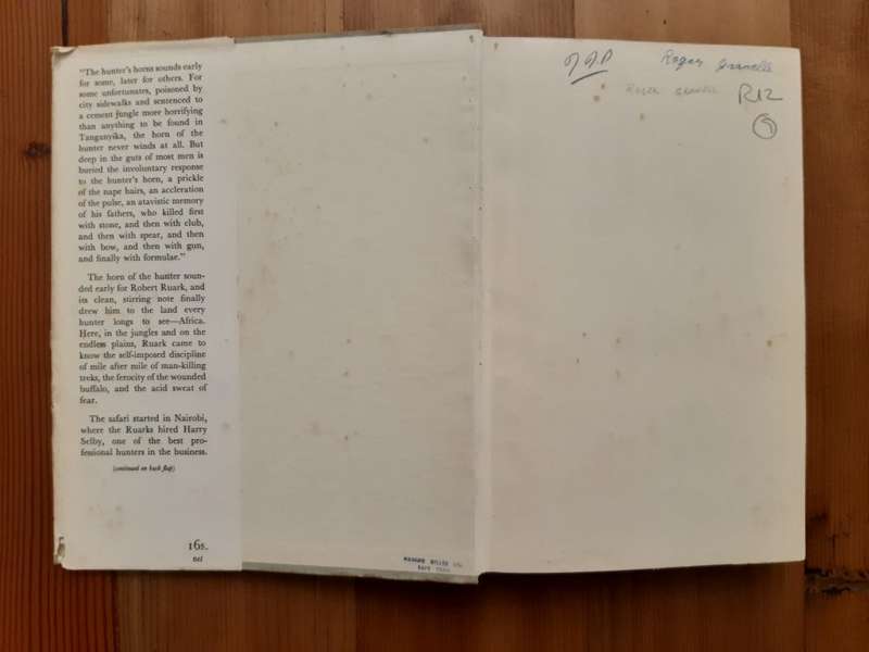 Horn of the Hunter - The Story of an African Safari - Robert C. Ruark
