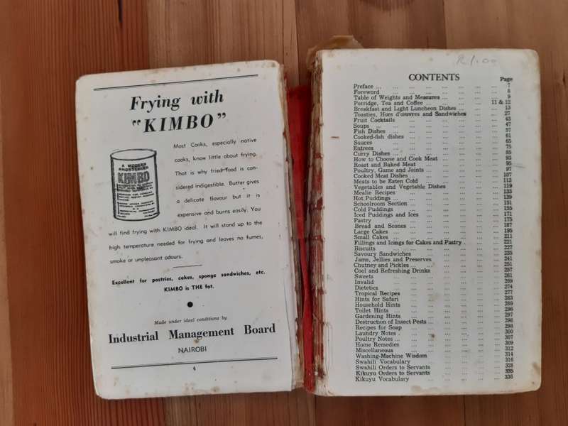 The Kenya Settlers' Cookery Book and Household Guide