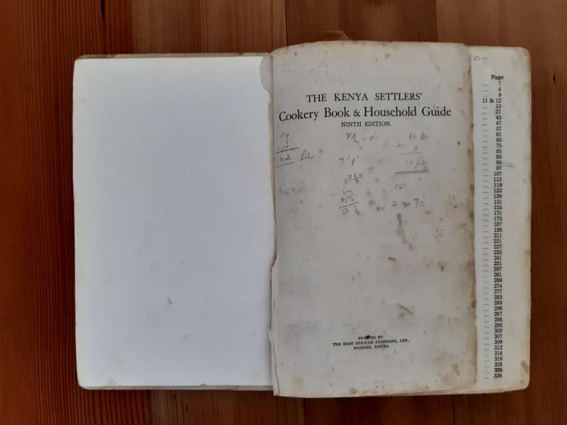 The Kenya Settlers' Cookery Book and Household Guide