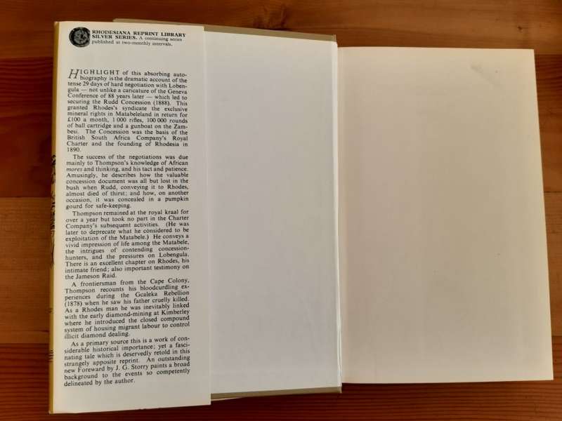 Matabele Thompson: An Autobiography (Rhodesiana Reprint Library - Silver Series): 13
