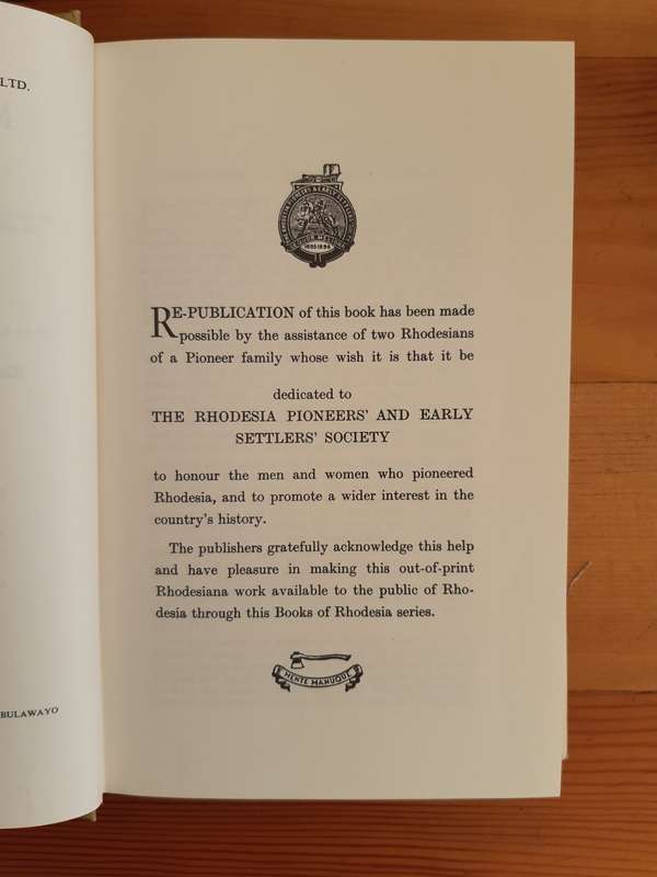 Matabele Thompson: An Autobiography (Rhodesiana Reprint Library - Silver Series): 13